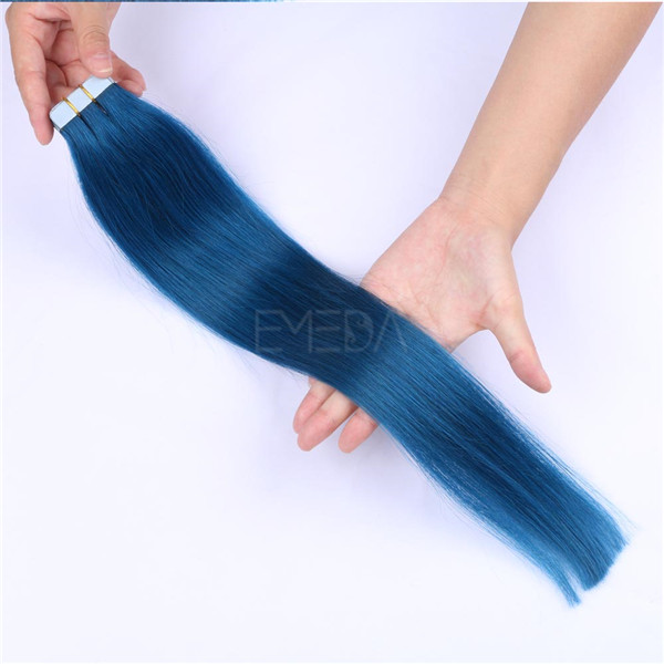 Tape in hair extensions custom color and wholesale price YL052